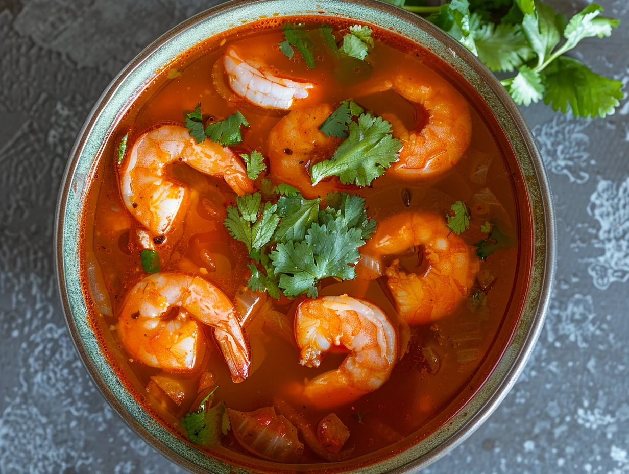 Caldo de camarón