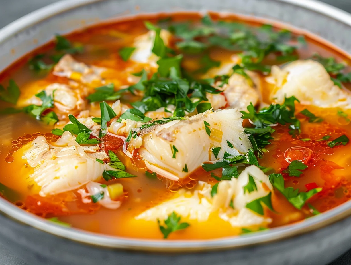 Sopa de pescado andalouse