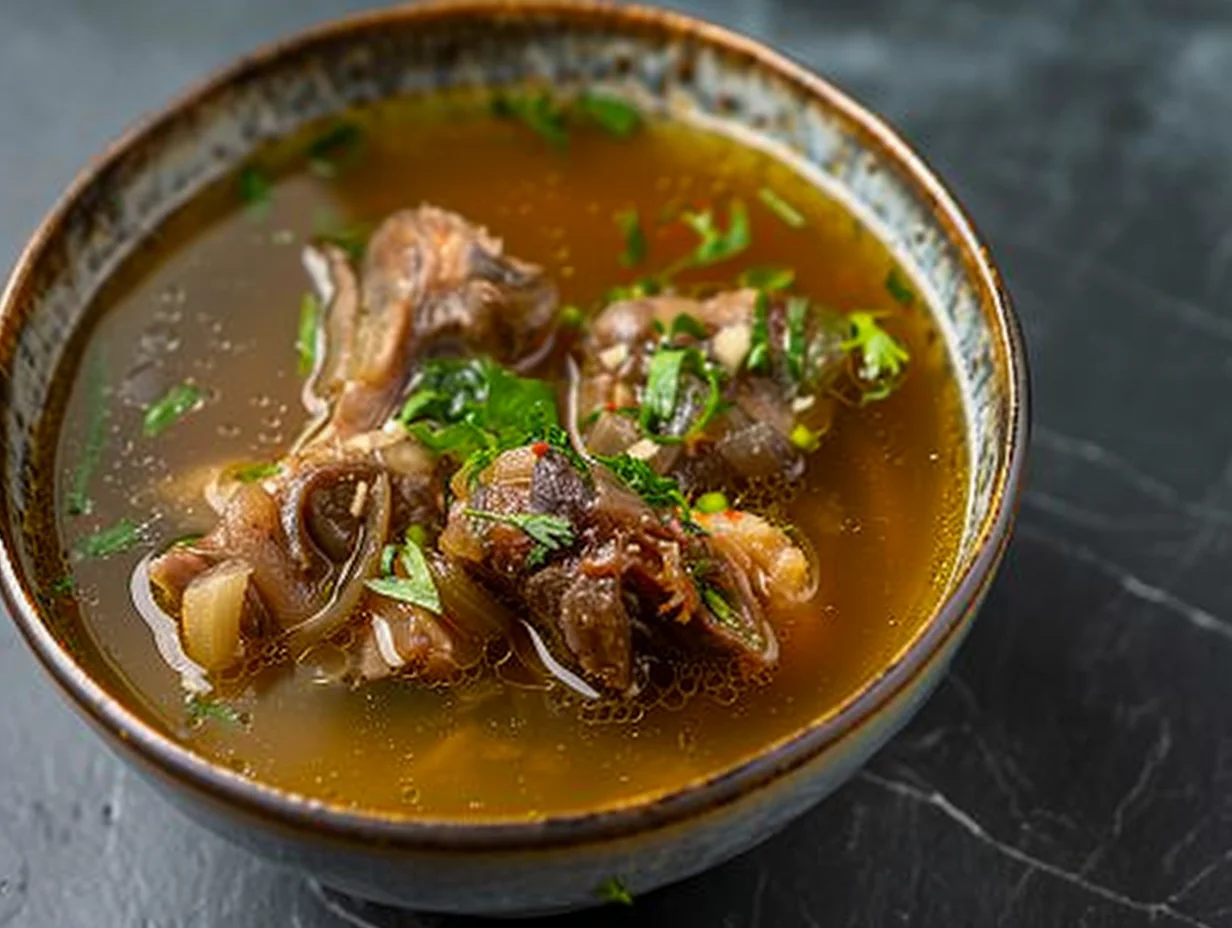 Paya soup (soupe de pieds)