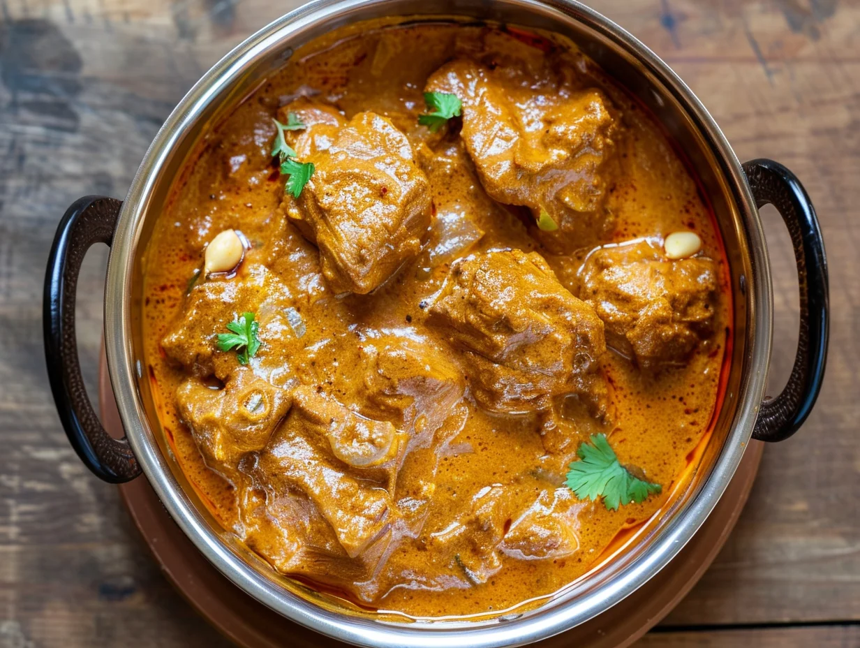 Shahi korma de mouton