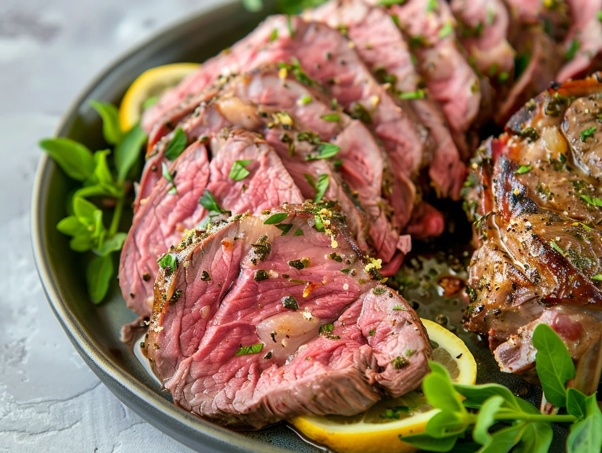 Agneau au feu à l’origan