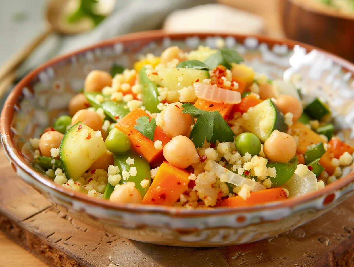 Couscous aux légumes de printemps