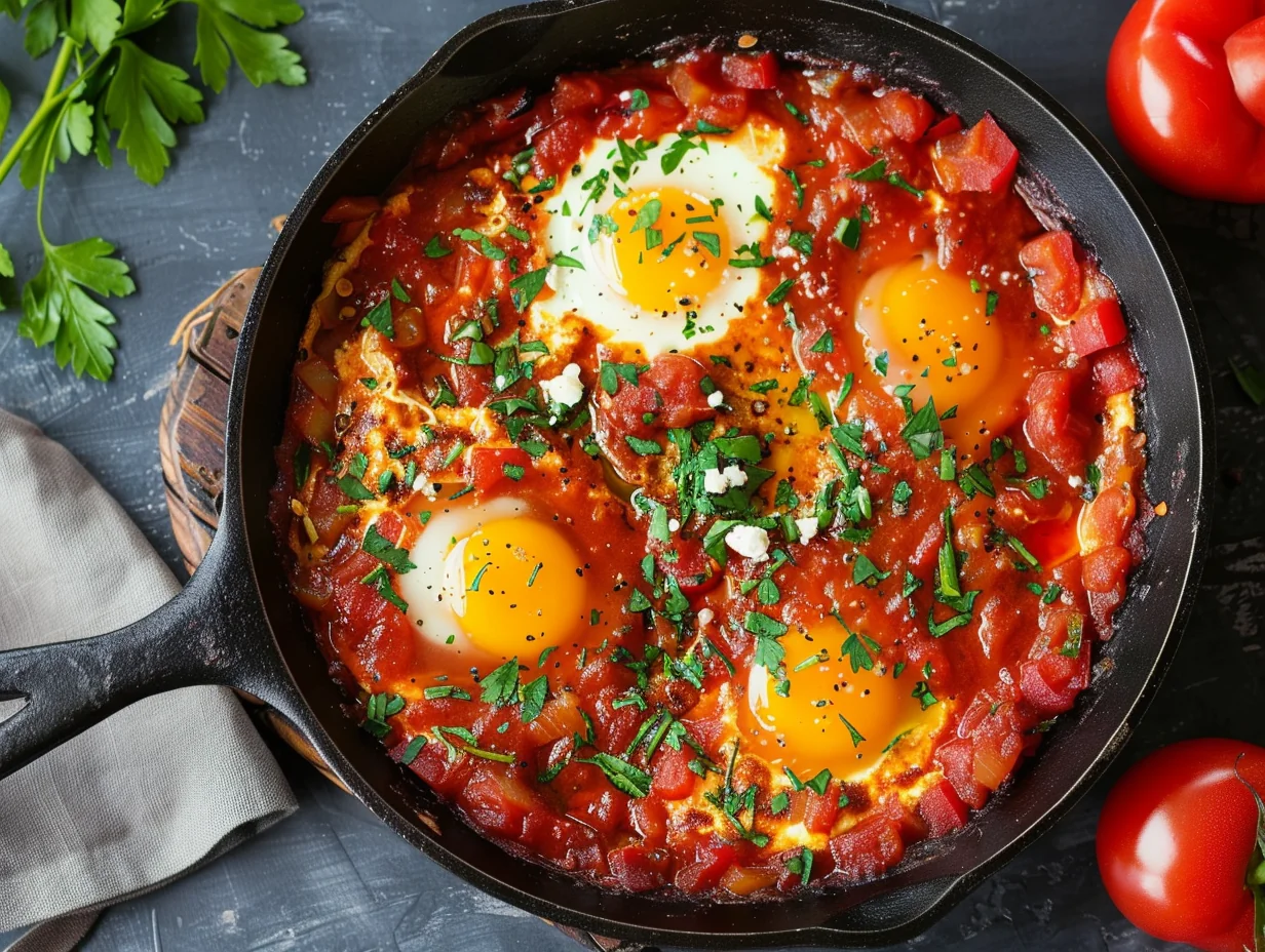 Shakshuka aux poivrons