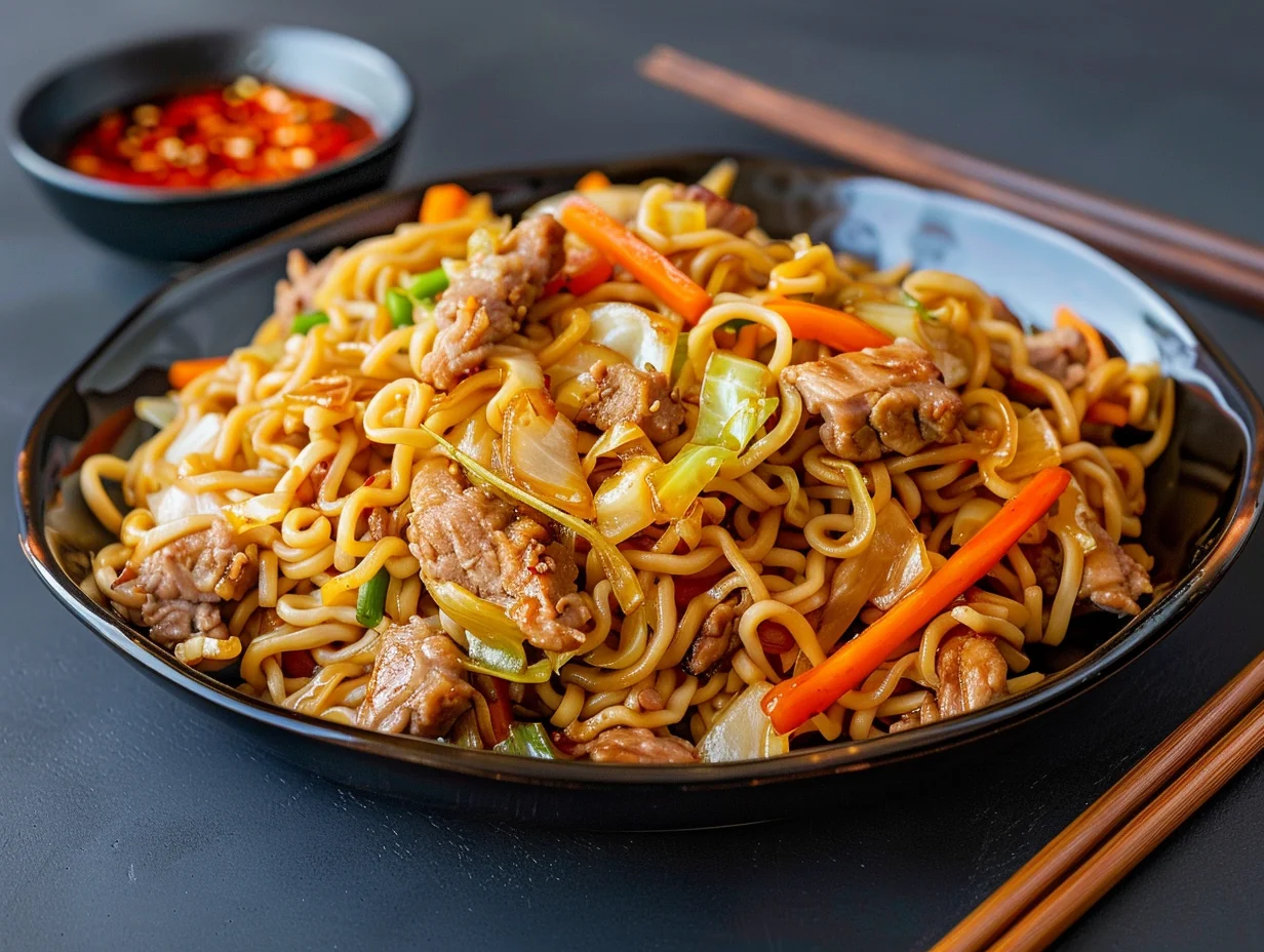 Yakisoba au porc