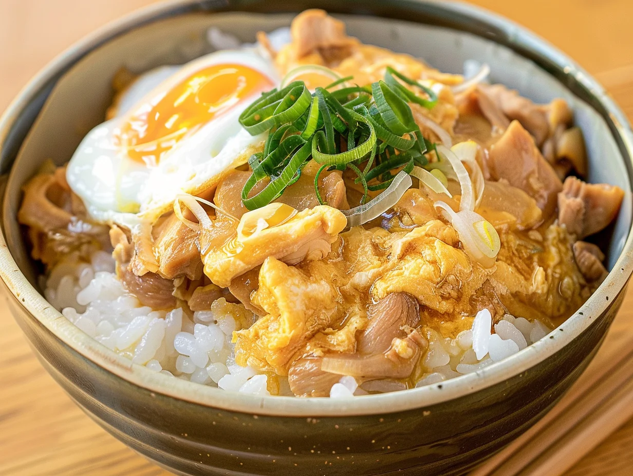 Oyakodon (bol au poulet et œuf)