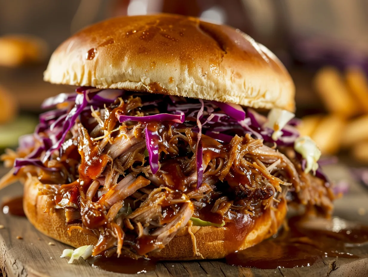 Sandwich pulled pork
