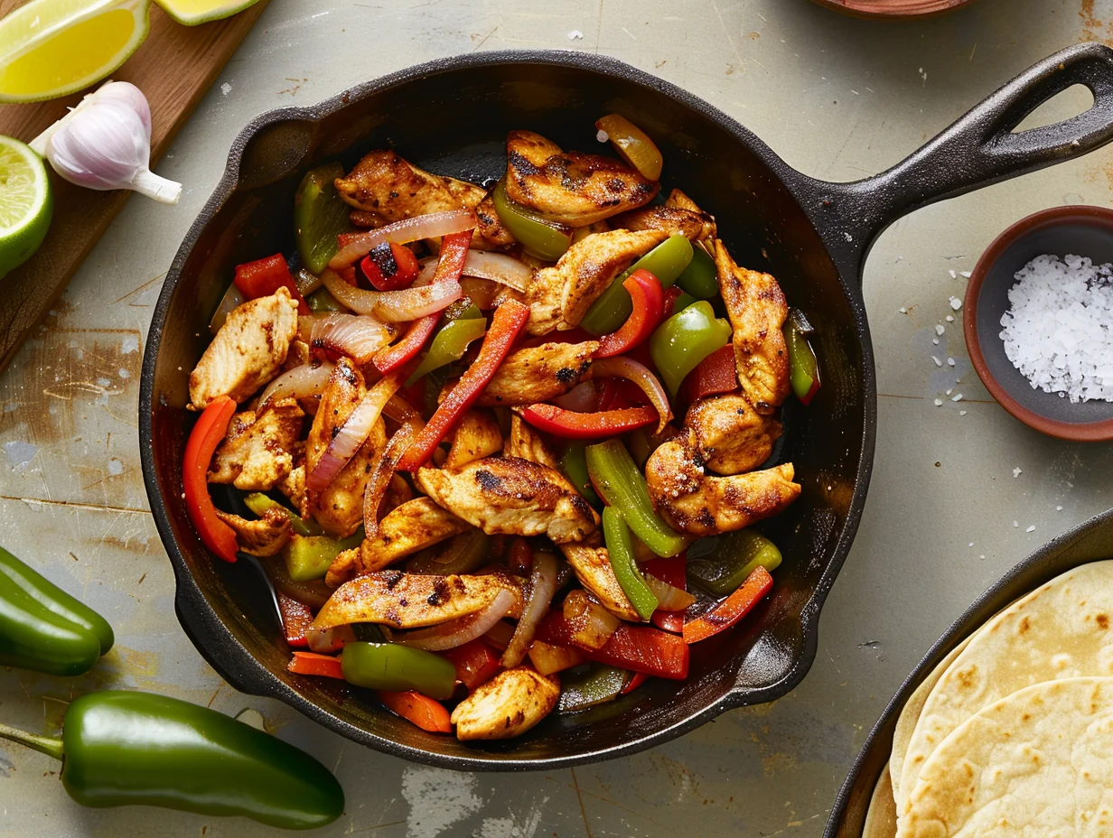 Fajitas au poulet