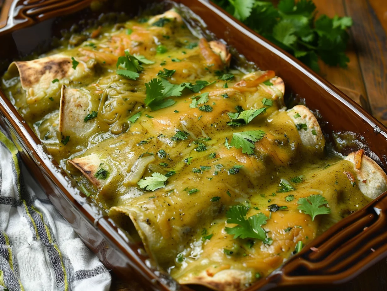 Enchiladas verdes