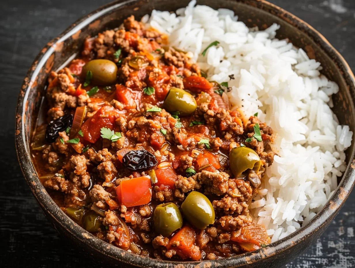 Picadillo cubain
