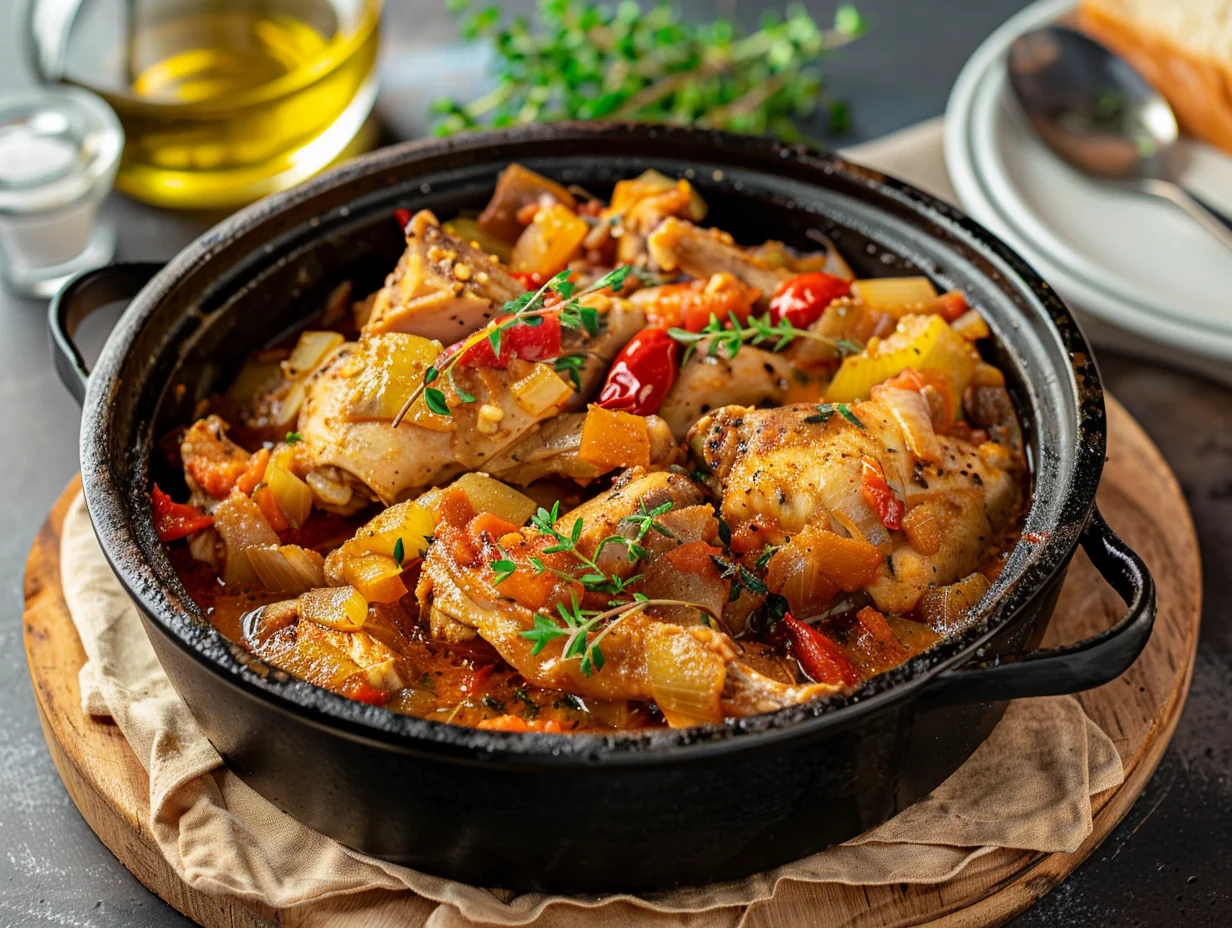 Kedjenou de poulet