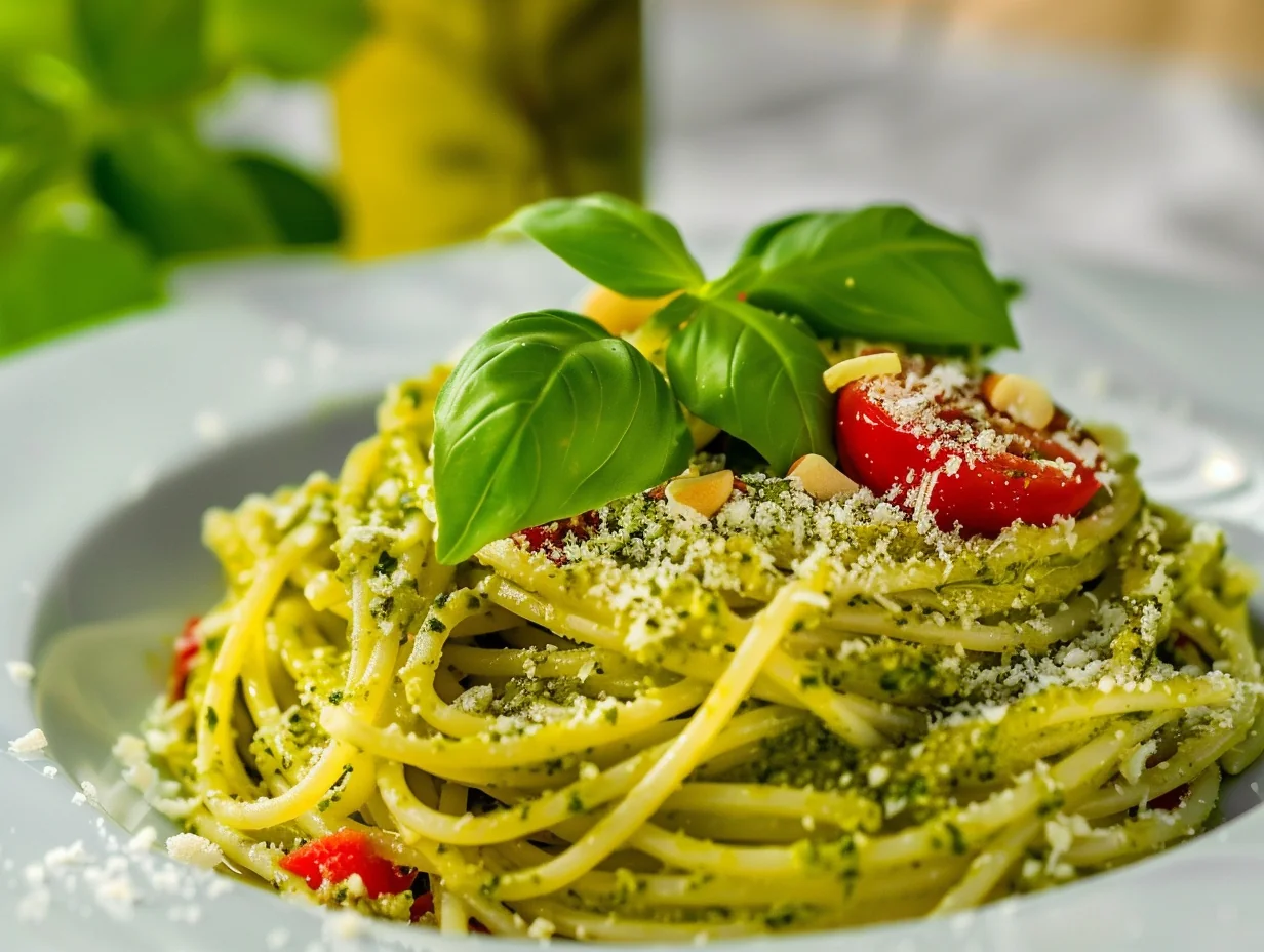 Pasta al pesto alla trapanese