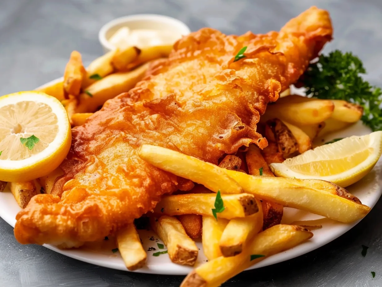 Fish and chips traditionnel