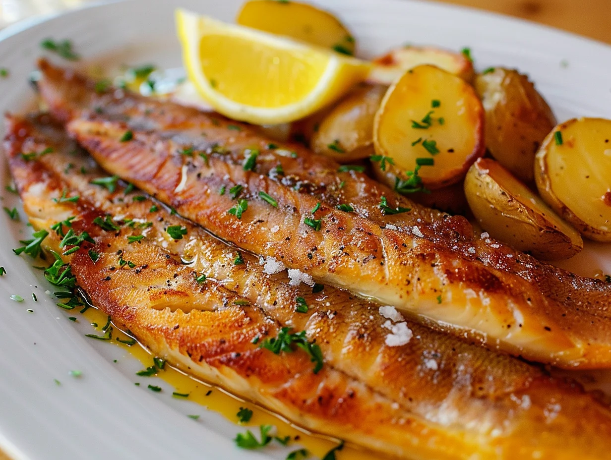 Truite meunière et pommes vapeur