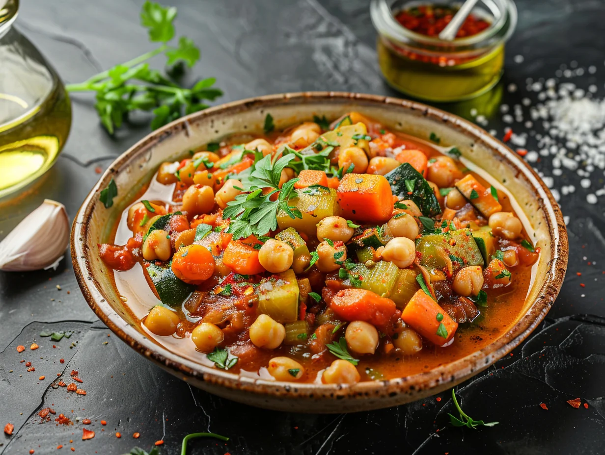 Tajine de légumes au citron confit