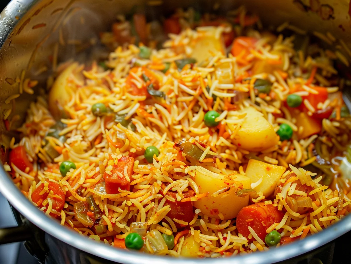 Biryani de légumes