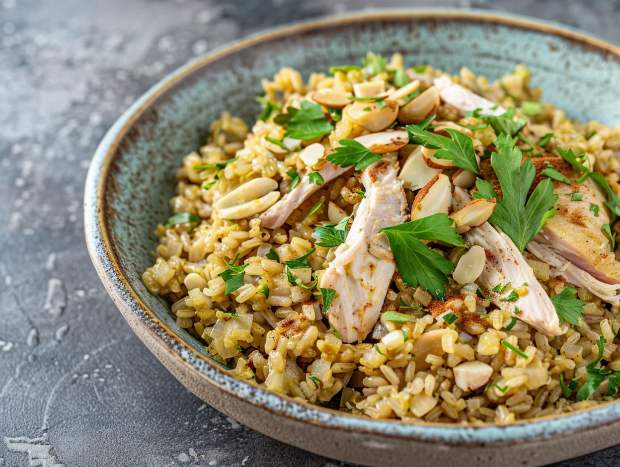 Freekeh au poulet rôti