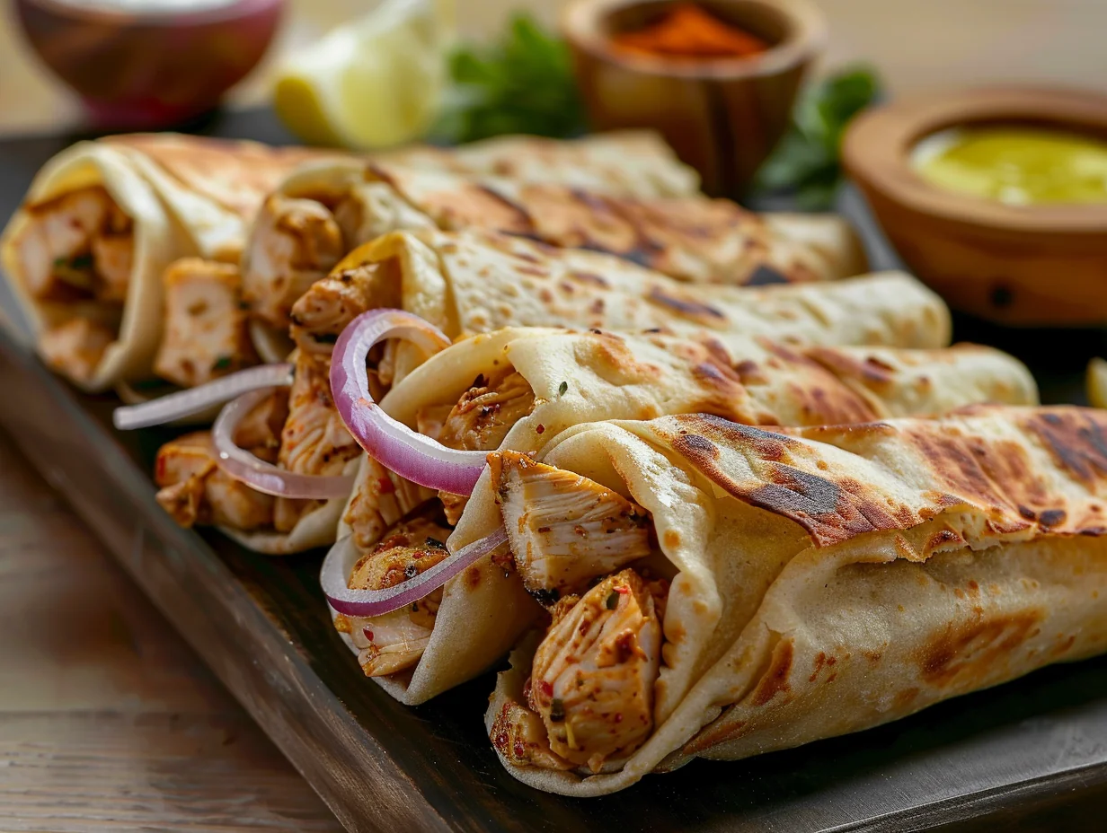 Kathi roll au poulet