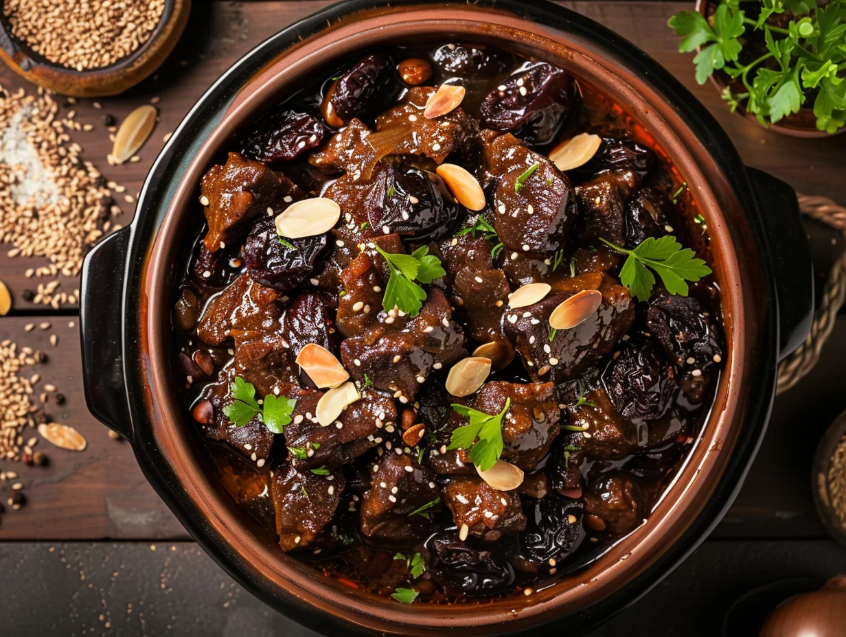 Tajine de bœuf aux pruneaux