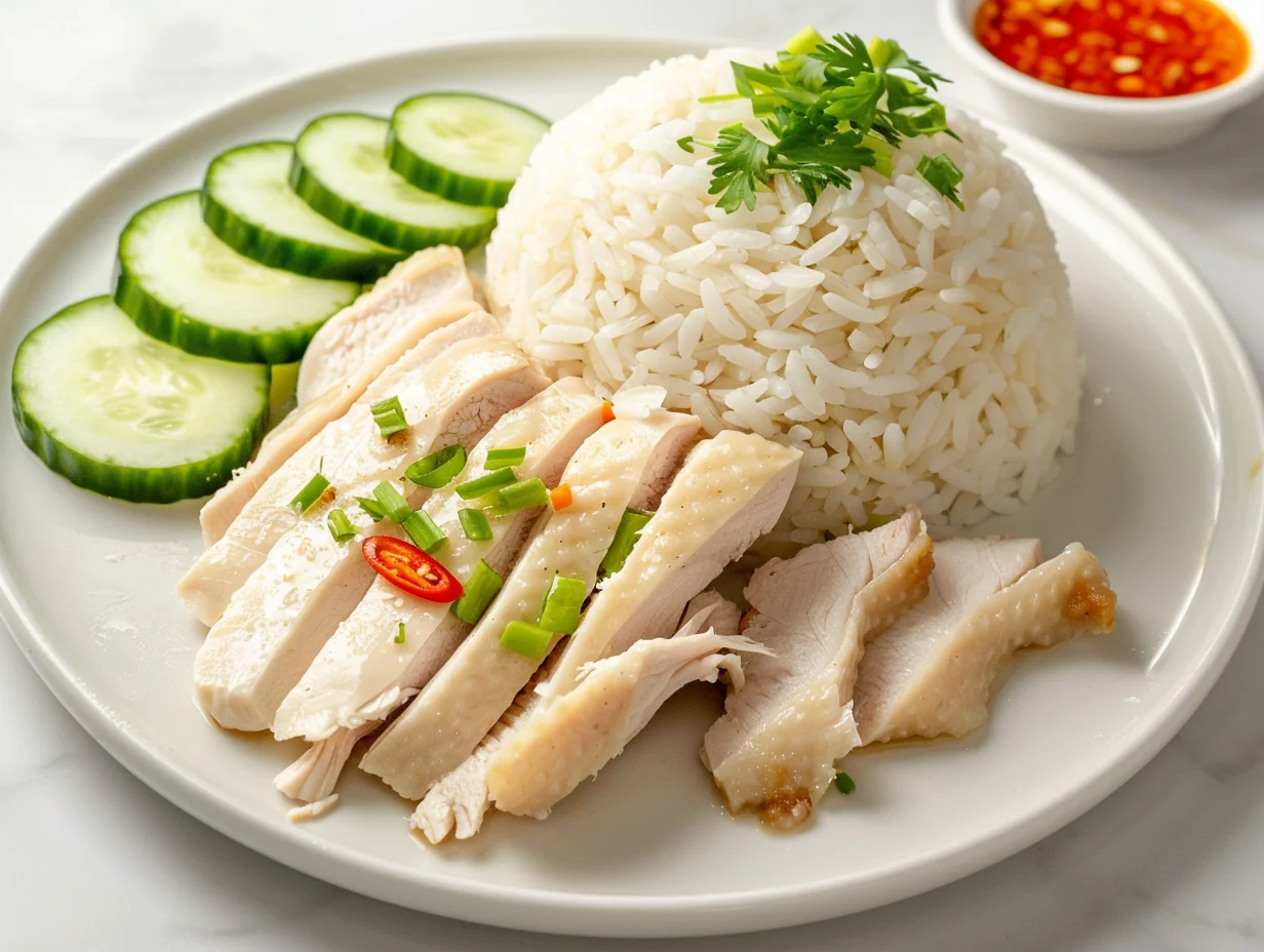 Hainanese chicken rice