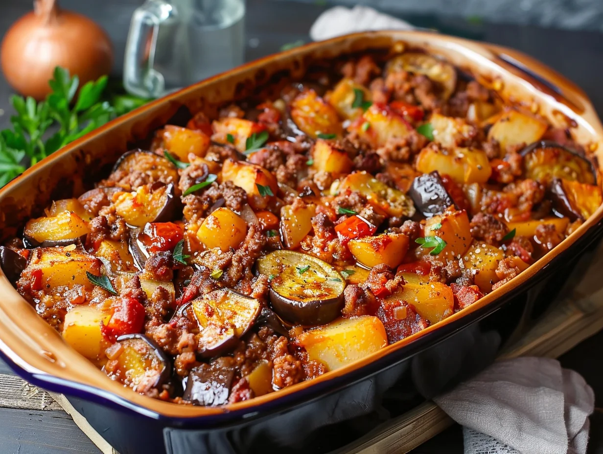 Tepsi baytinijan (aubergine et agneau)