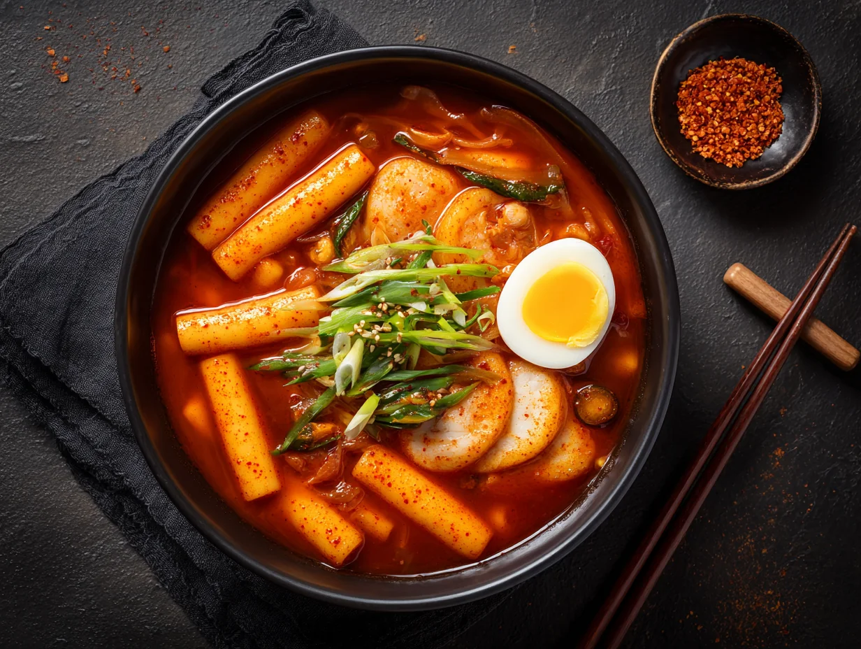 Tteokbokki épicé