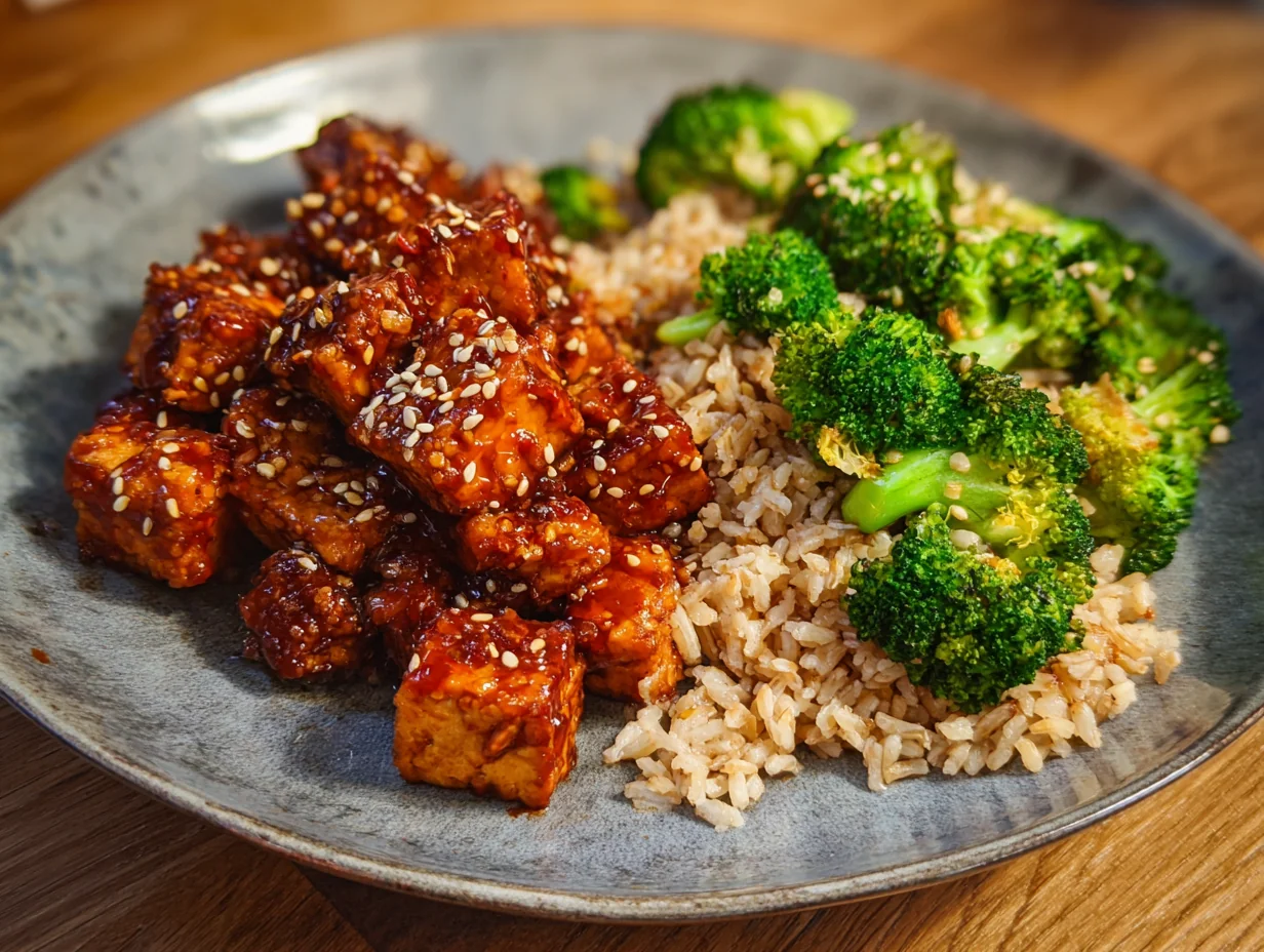Tofu croustillant au sésame