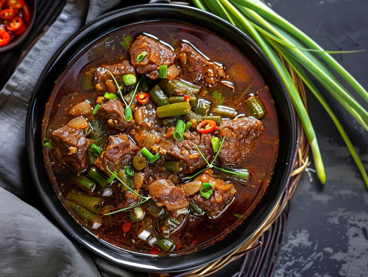 Okra soup au bœuf