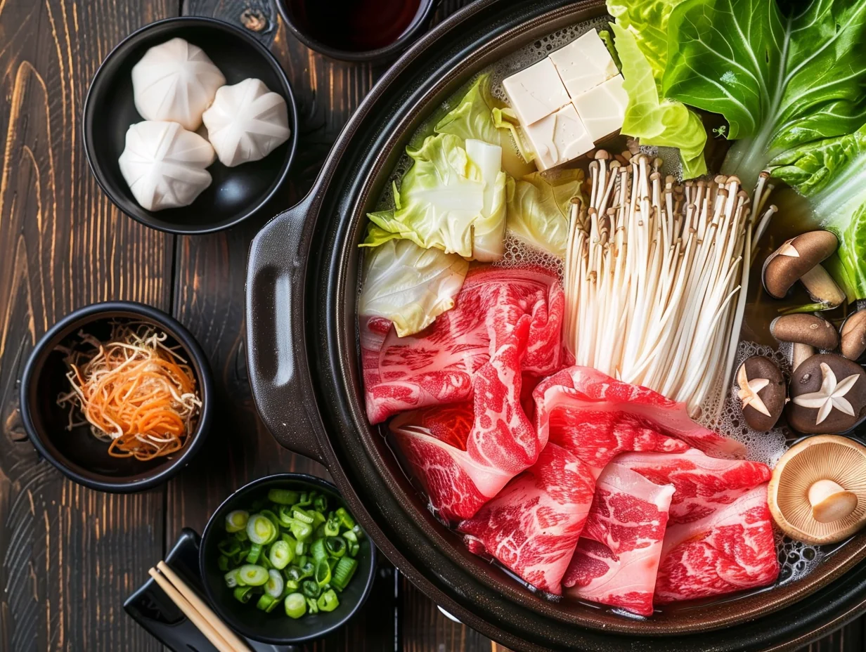 Shabu-shabu au bœuf
