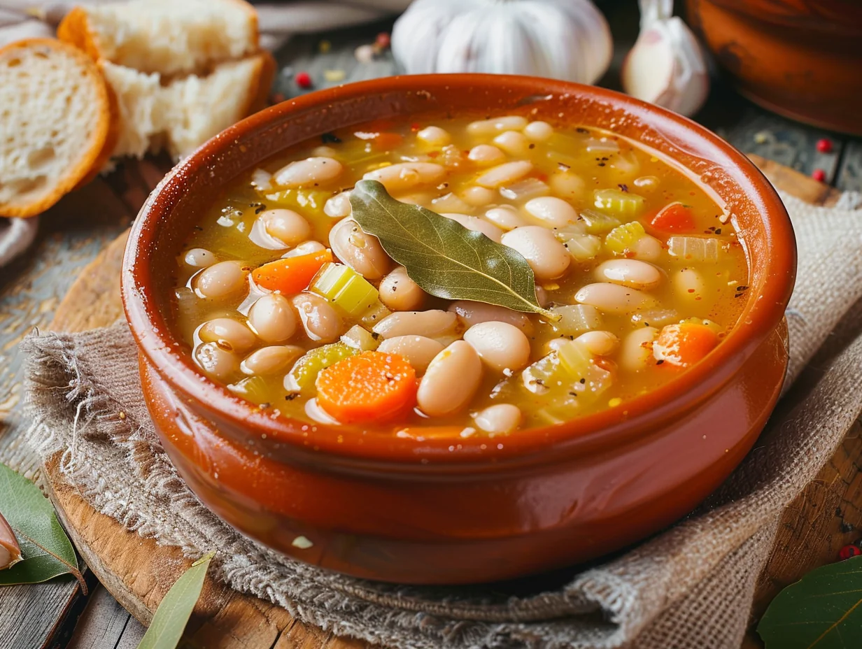 Fasolada grecque à l’huile d’olive